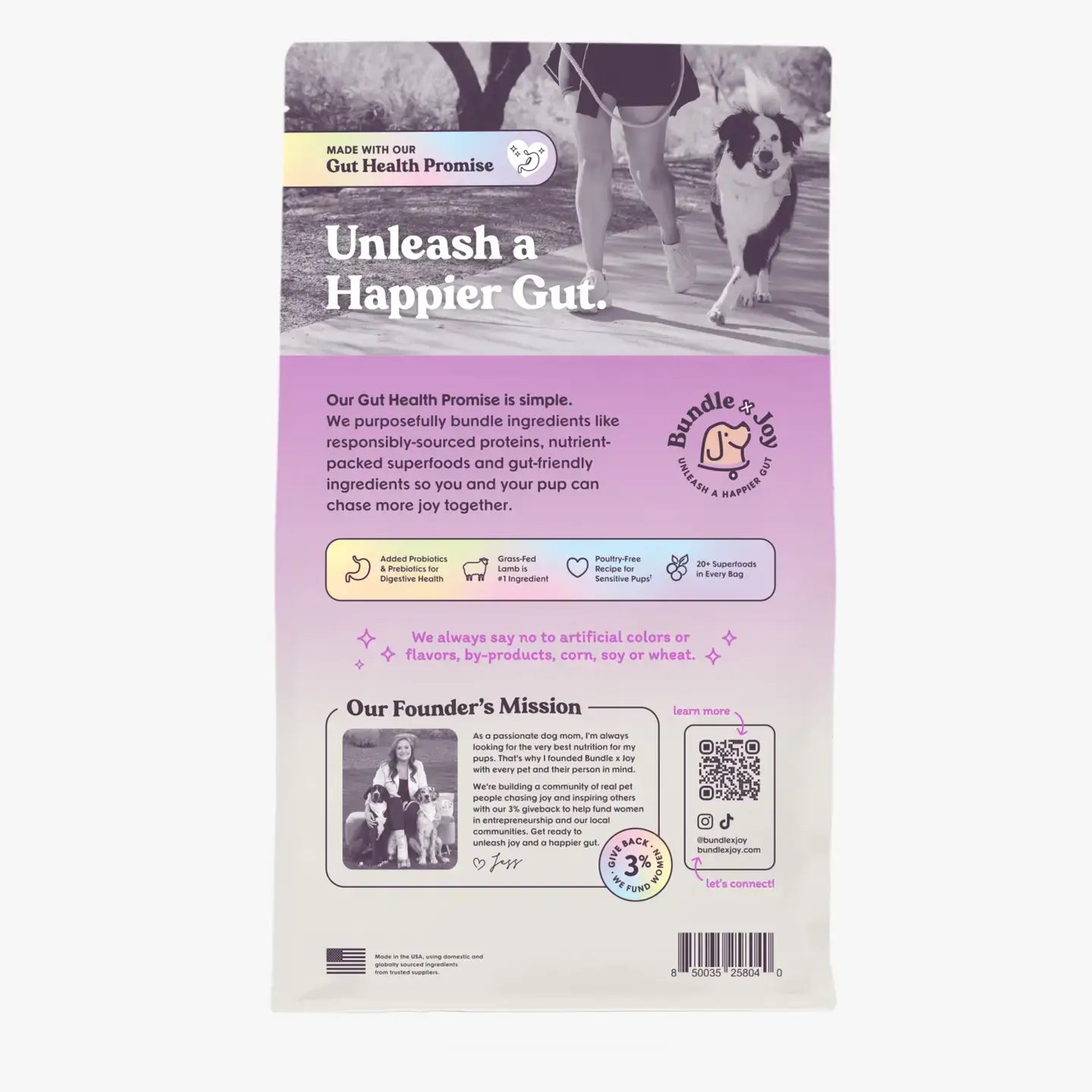 Brave Grass-Fed Lamb Dog Food with Superfoods