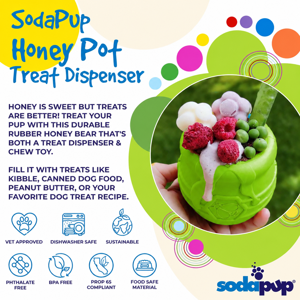Honey Pot Treat Dispenser