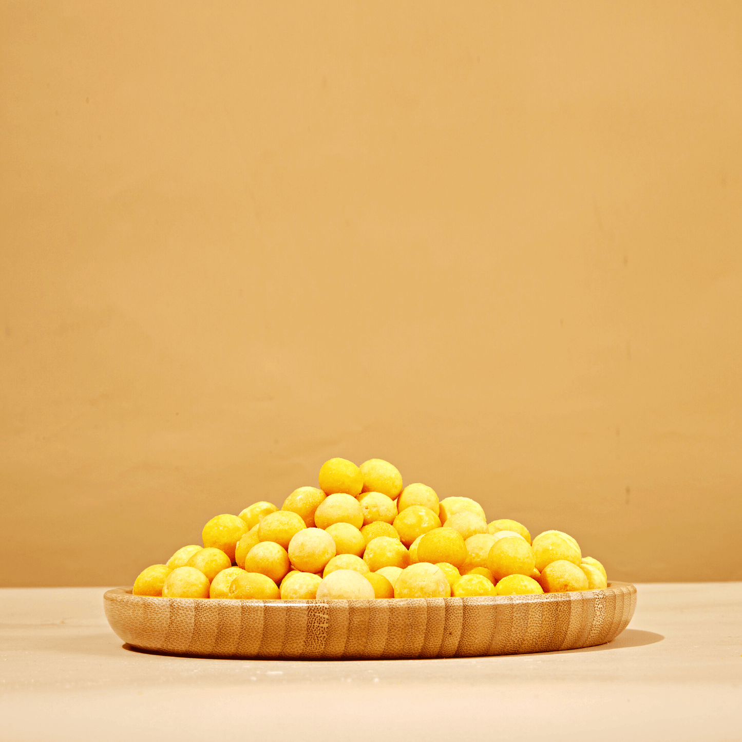 Freeze-dried egg yolk pieces, lightweight and easy to portion for frequent rewarding