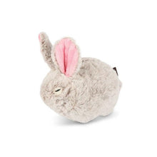 Baxter the Bunny plush dog toy made with non-toxic materials, AZO-free dyes, and PlanetFill® recycled fiber for safer everyday play.
