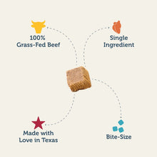 Single-ingredient freeze-dried beef heart dog treats nutrition and ingredient information