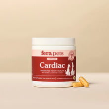 Fera Pets cardiac support supplement for dogs jar supporting heart health and circulation