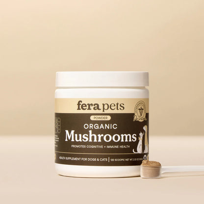 Fera Pets Organic Mushroom Supplement for Dogs
