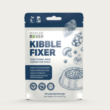 Four Leaf Rover Kibble Fixer probiotic kibble topper for dogs with digestive enzymes and whole food nutrients
