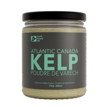 North Hound Life organic kelp for dogs in glass jar, mineral-rich superfood supplement