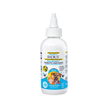 Probiotic dog dental water additive for fresh breath and gut health