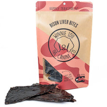 Winnie Lou single-ingredient bison liver dog treats made with 100% bison liver