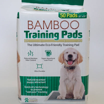 Green Pet Shop bamboo dog training pads, eco-friendly and absorbent, sustainable pet potty solution