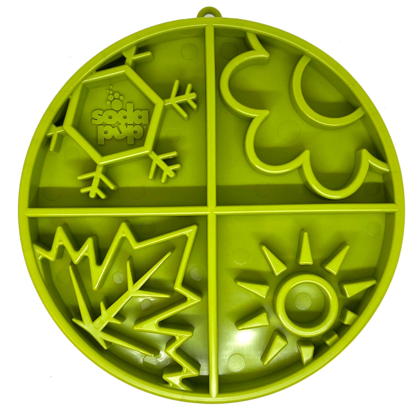 Durable Soda Pup Four Seasons Slow Feeder Dog Bowl - Promotes Healthy Eating Habits