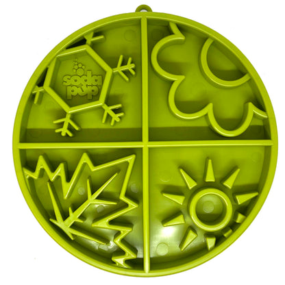 Durable Soda Pup Four Seasons Slow Feeder Dog Bowl - Promotes Healthy Eating Habits